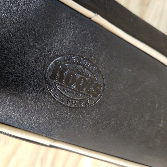 Roots Team Great Britain Olympics Genuine Leather Shoulder Bag Adjustable Strap - Picture 6 of 8